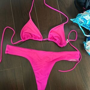 Hot pink Victoria’s Secret bikini
